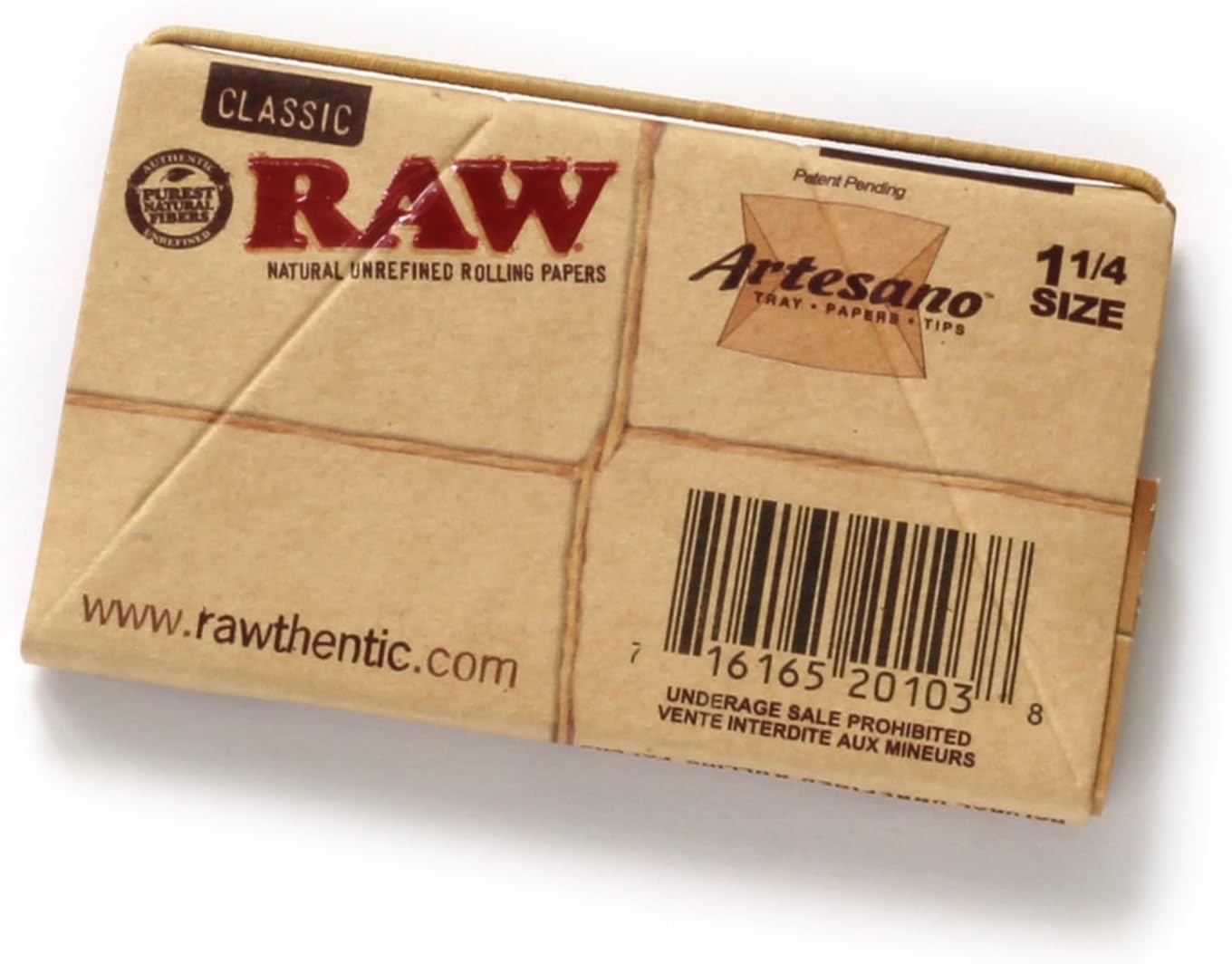RAW ROLLING PAPERS - ARTESANO 1 1/4