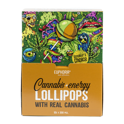 CANNABIS ENERGY LOLLIPOPS