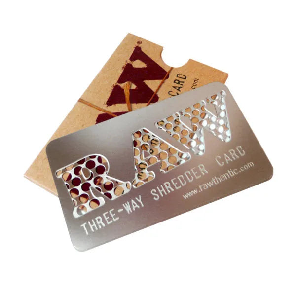 ბარათის ფორმის სახეხი - RAW shredder card