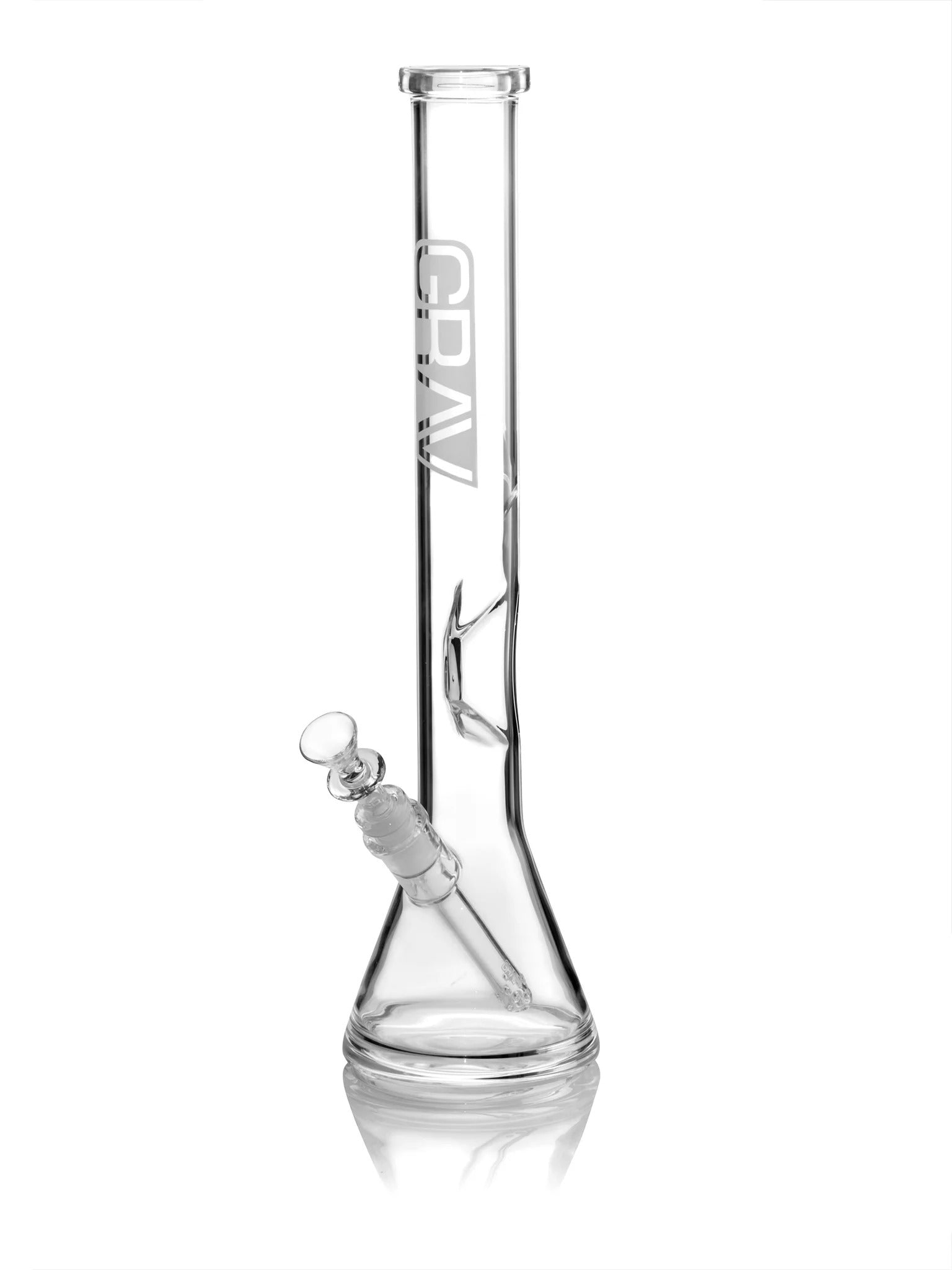 დიდი კლასიკური ბონგი - GRAV® LARGE, CLEAR BEAKER BONG