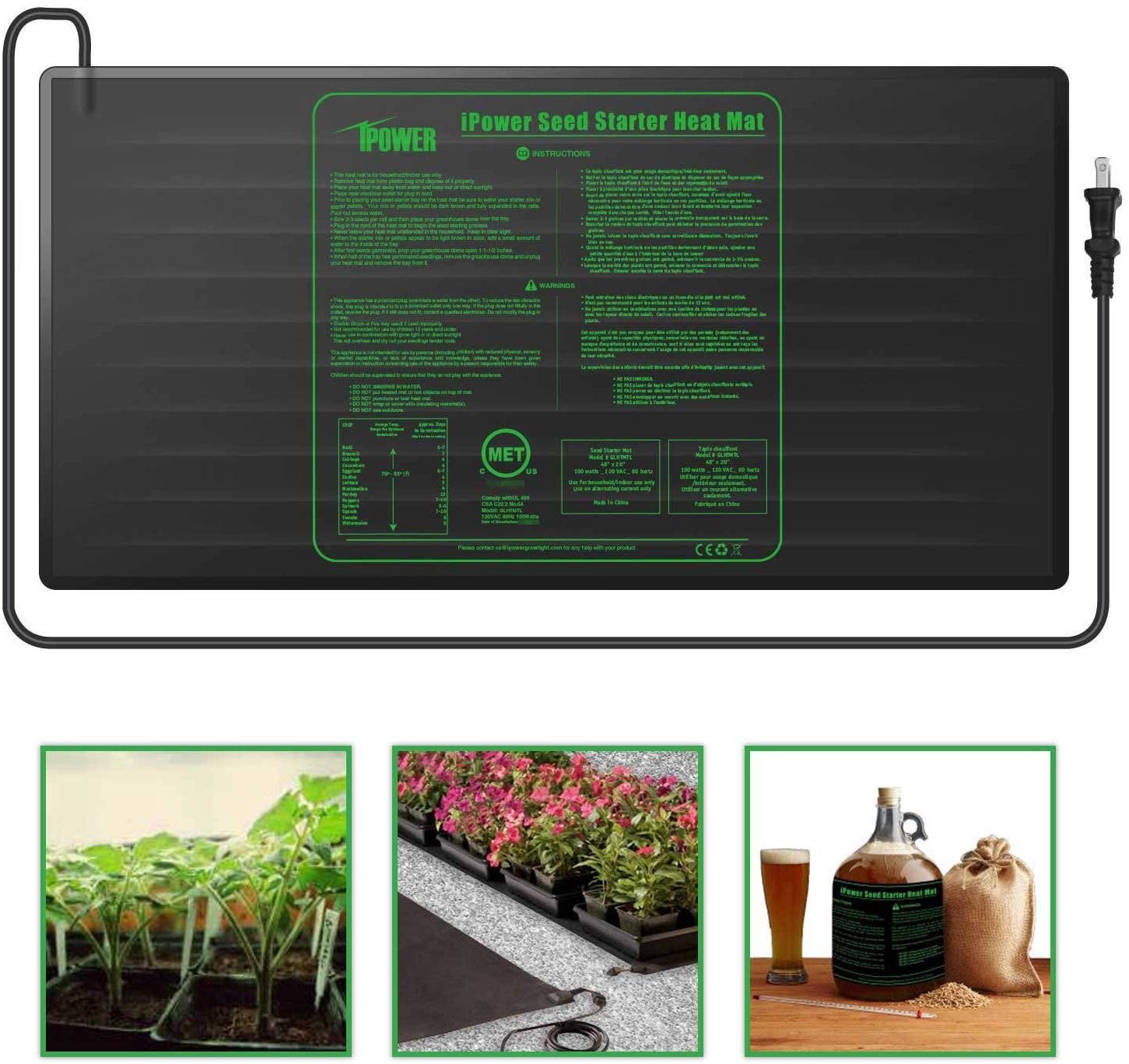 Waterproof Seedling Heat Mat