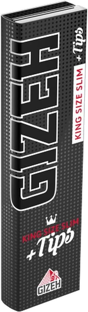 GIZEH BLACK KING SIZE SLIM EXTRA FINE