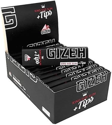 GIZEH BLACK KING SIZE SLIM EXTRA FINE