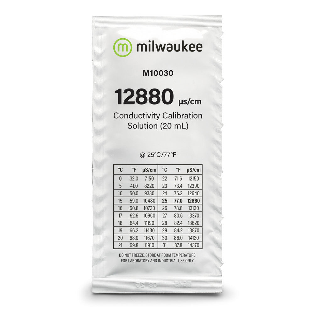 კალიბრაციის ფხვნილი - Milwaukee - 12.880 µS/cm - M10030B