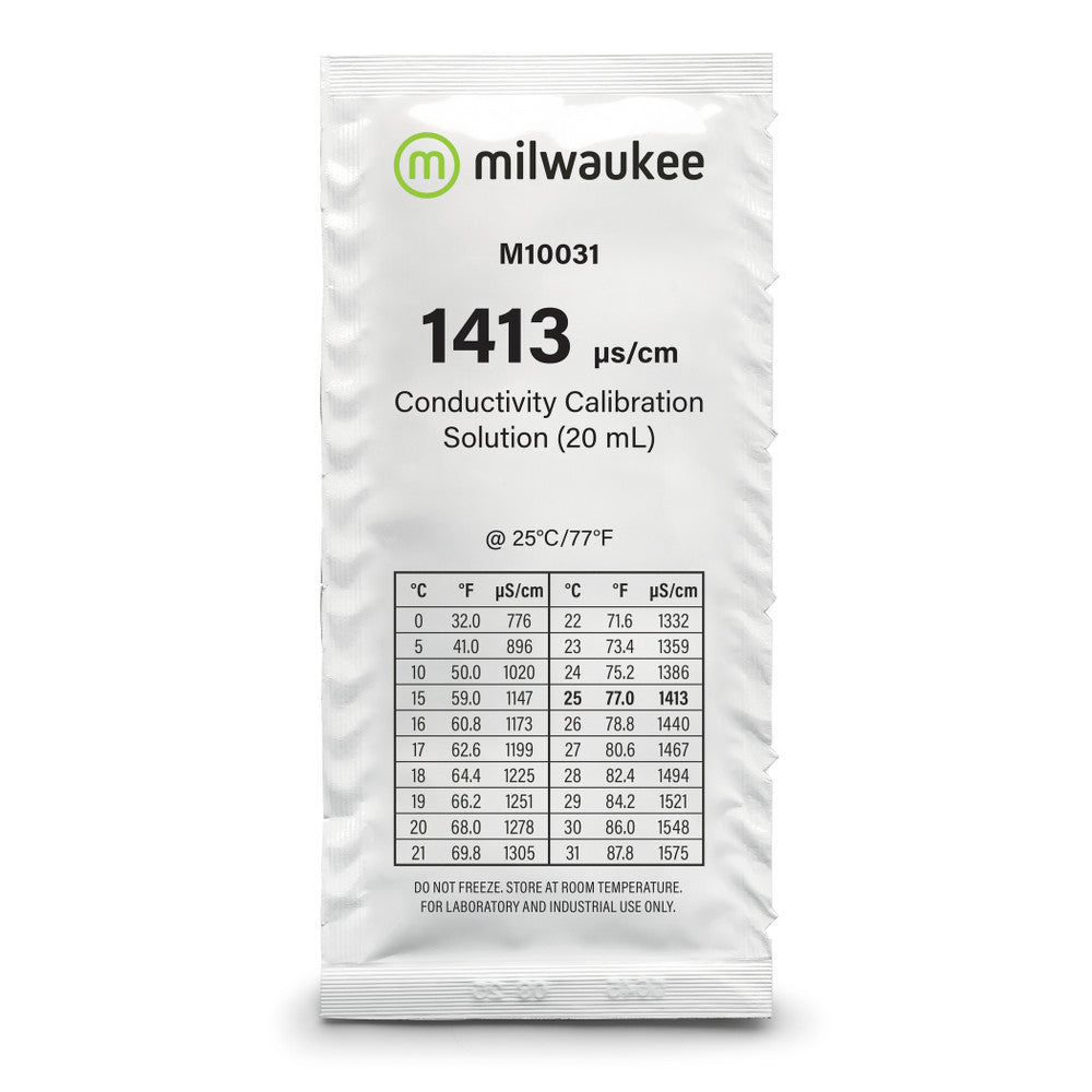 კალიბრაციის ფხვნილი - Milwaukee 1,413 µS/cm - M10031B