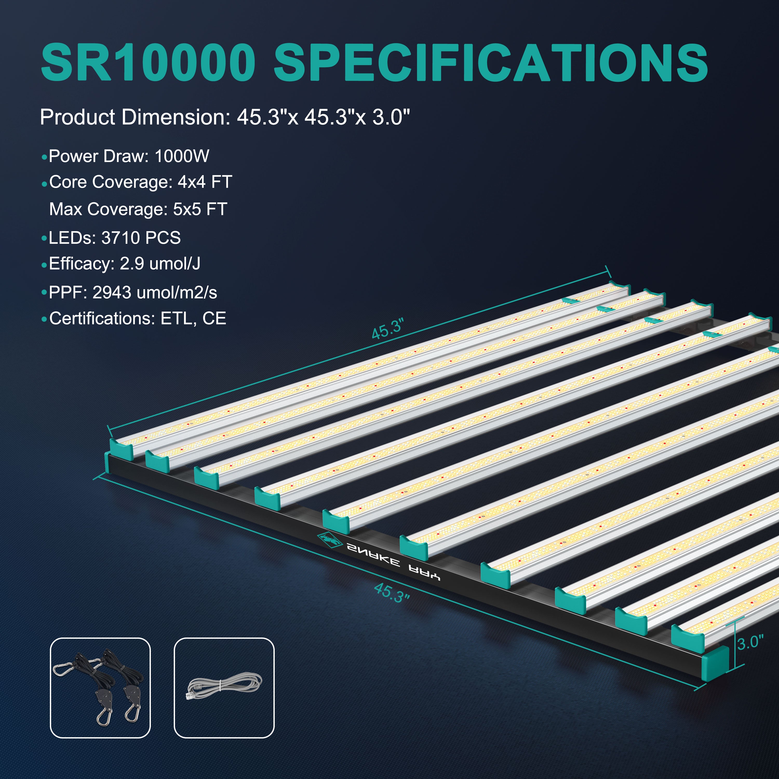 SR 1000 Led Light - SNAKE RAY