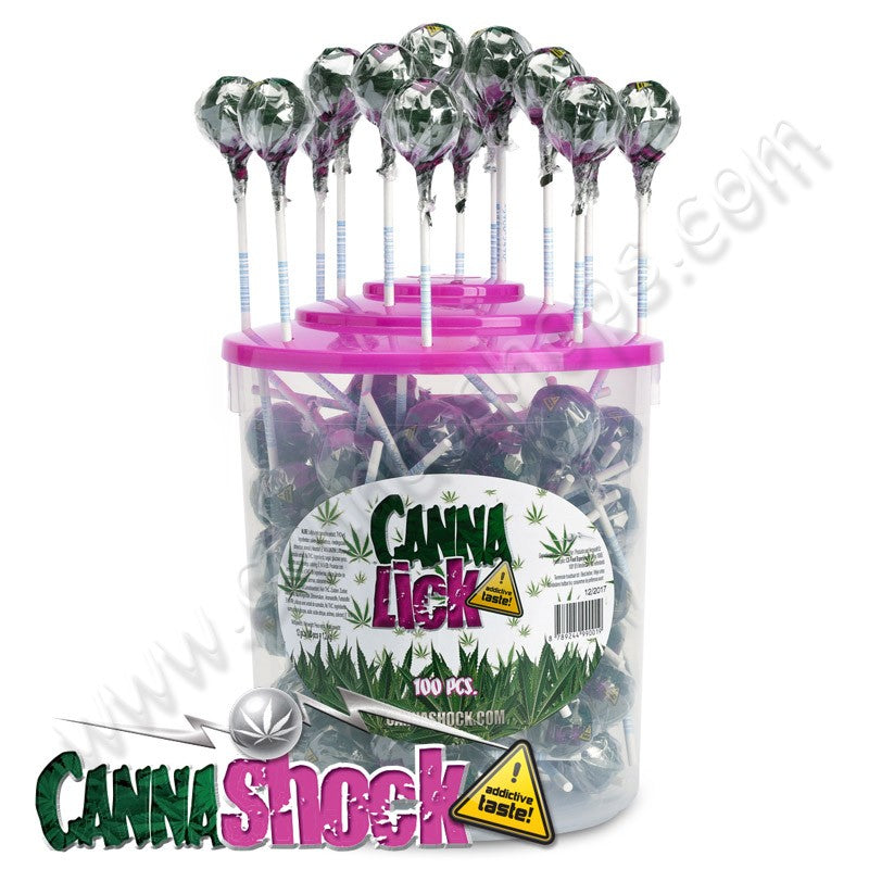 ჩუპა ჩუფსი საღეჭი რეზინი - CannaShock lollipops XXI Bubbelgum