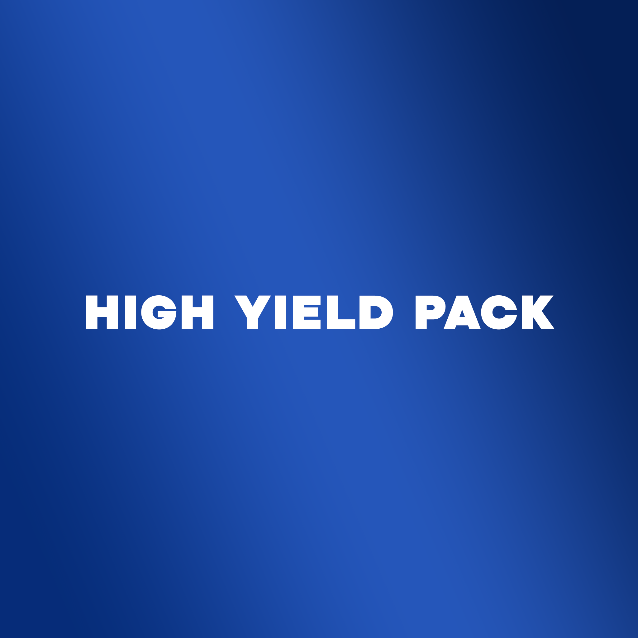 High Yield Pack