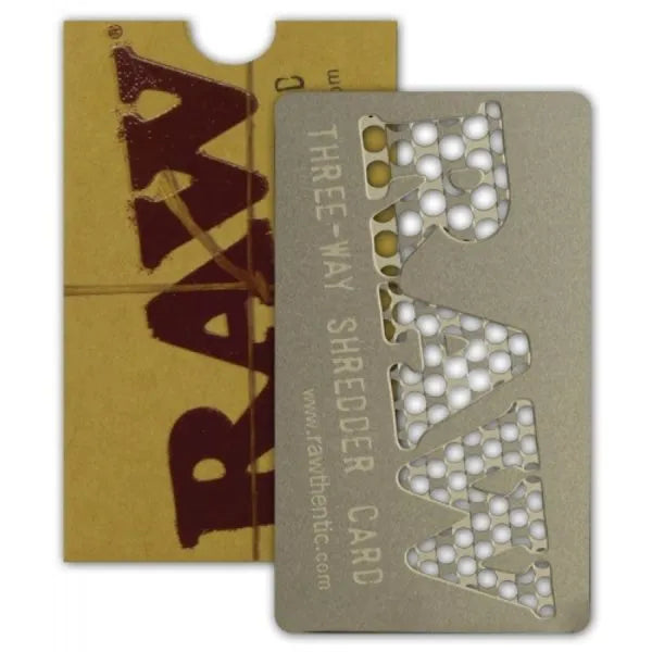 ბარათის ფორმის სახეხი - RAW shredder card