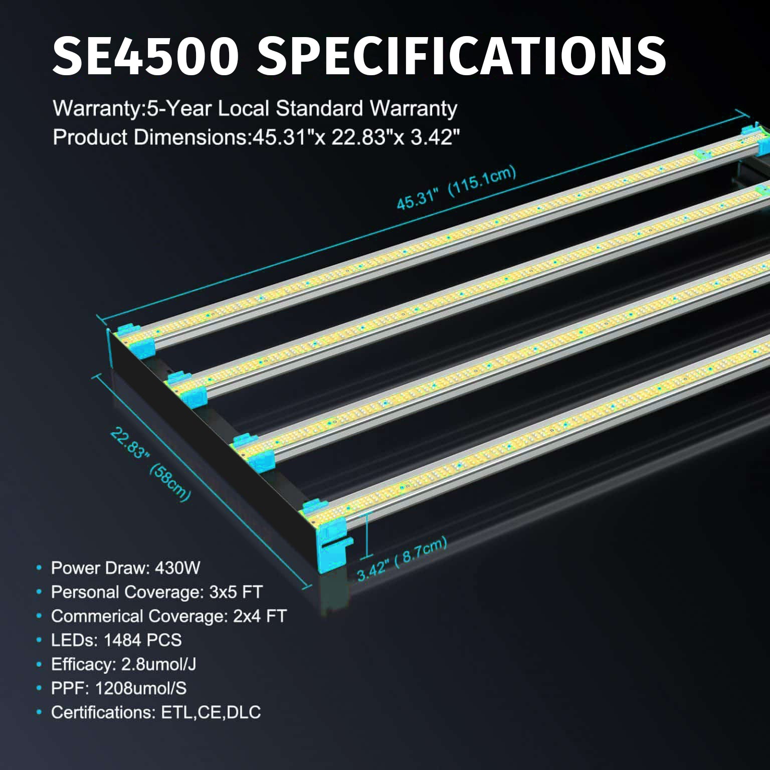 SR 4500 Led Light - SNAKE RAY