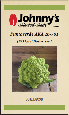 ყვავილოვანი კომბოსტო - Puntoverde AKA 26-701