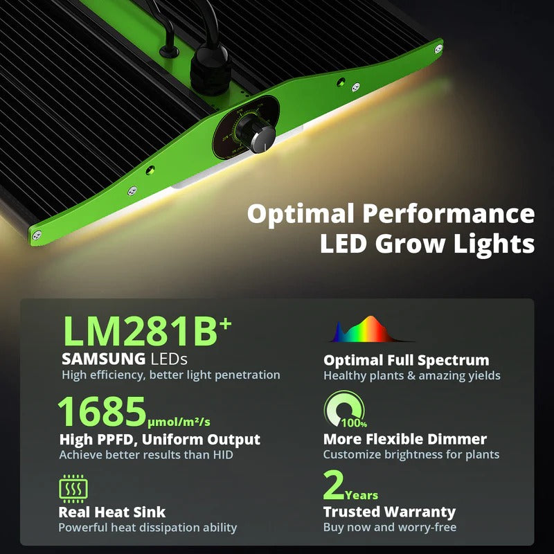 ViparSpectra® P2000 Full Spectrum Infrared LED Grow Light
