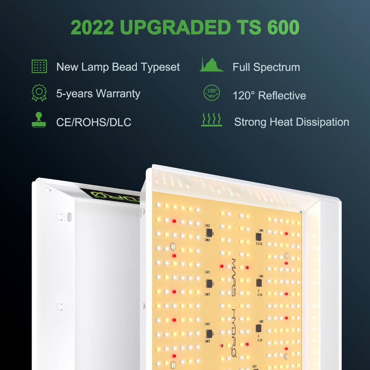 その他 MARS HYDRO TS 600 LED Mars Hydro TS 600 LED Grow Light for Indoor Plant | Mars